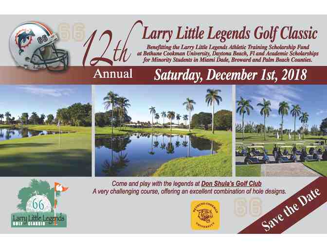 12th Annual Larry Little Legends Golf Classic Package 4 Golfers - Photo 1