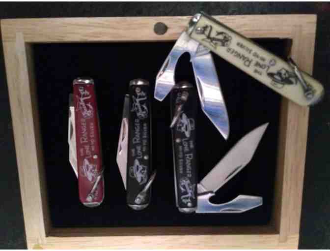 Set of 4 Lone Ranger Pocket Knives