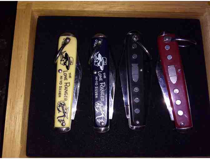 Set of 4 Lone Ranger Pocket Knives - Photo 7