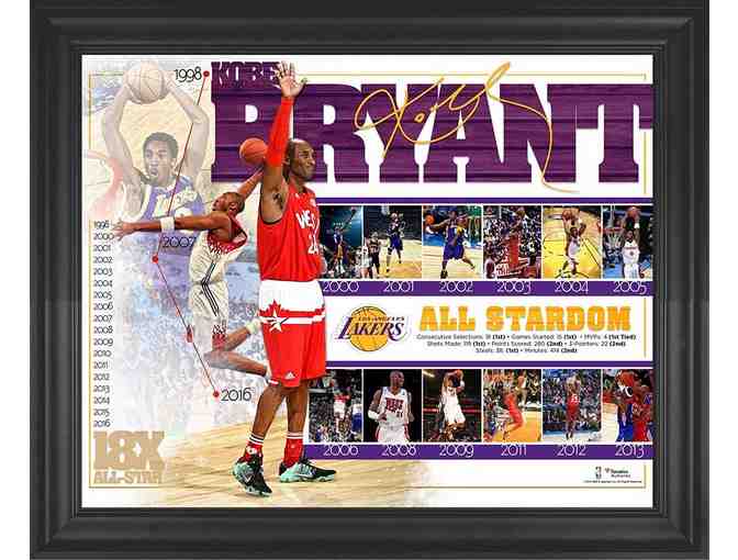 Kobe Bryant Los Angeles Lakers Framed 16' x 20' All-Star Game Commemorative Collage