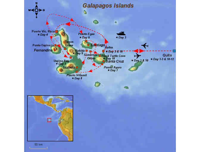 Galapagos cruise on board Grace | 8 days