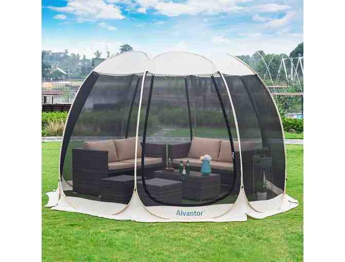 Screen House Outdoor Pop Up Canopy Tent 15' x 15' x 8.5'H, - Photo 1