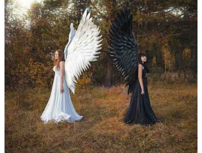 Halloween 3D Angel Devil Big Wings