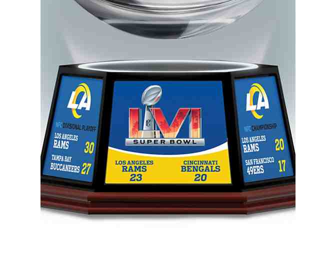Rams Super Bowl LVI Champions Levitating Football