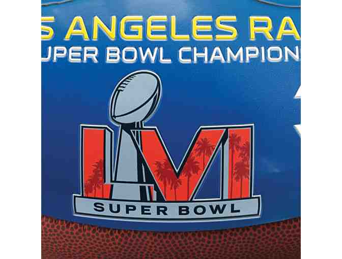 Los Angeles Rams Super Bowl LVI Leather Football