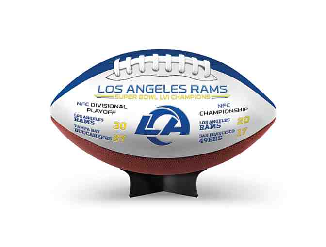 Los Angeles Rams Super Bowl LVI Leather Football