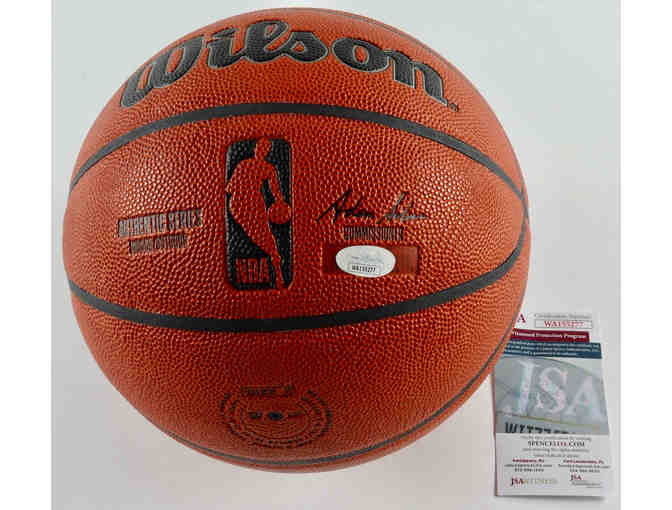 Jerry West Signed Basketball