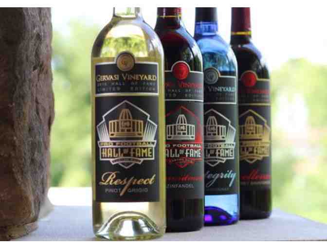 Pro Football Hall of Fame Limited Edition Wine & Glasses