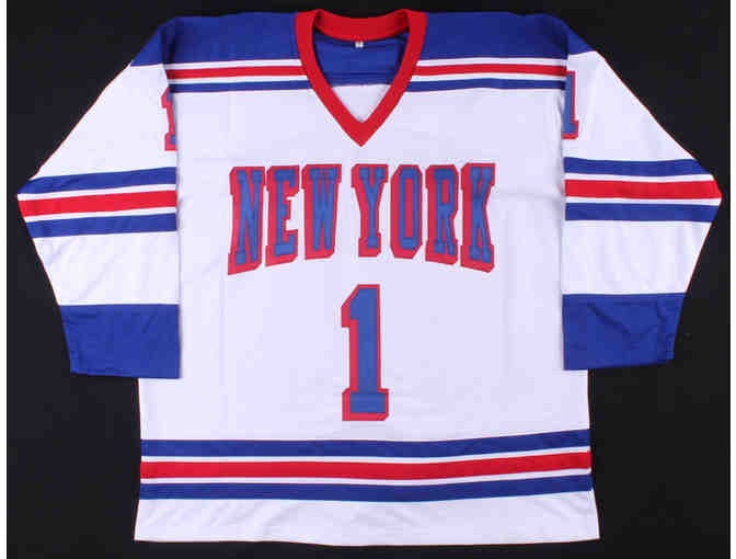 Ed Giacomin Signed Jersey (Rangers Legend)