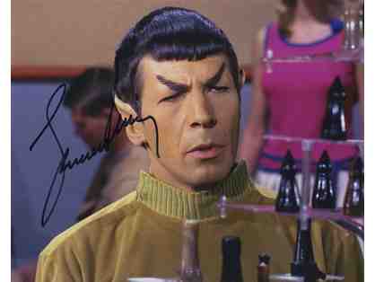 Leonard Nimoy Star Trek Autographed Photo
