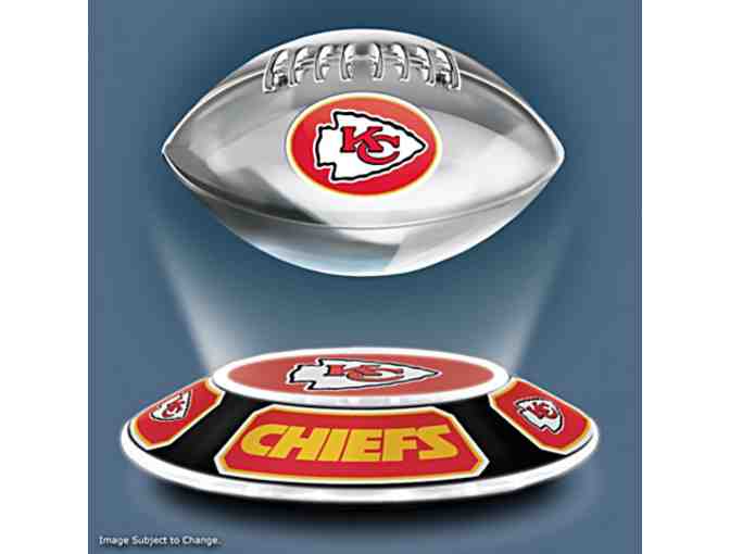 Chiefs Levitating Football Lights Up And Spins