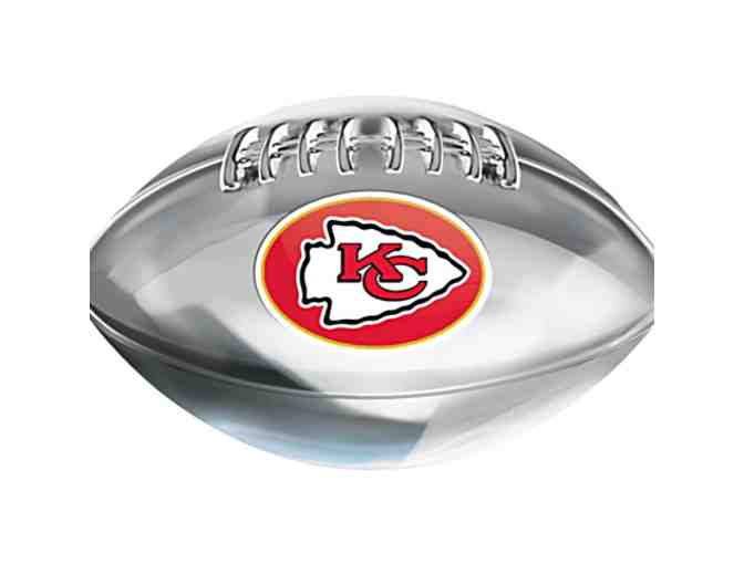 Chiefs Levitating Football Lights Up And Spins