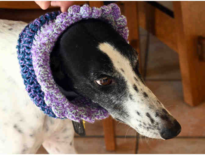 Two Hand Knit Soft Purple Snoods
