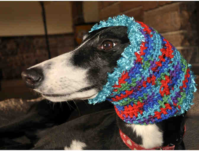 Three Hand Knit Colorful Hound Snoods