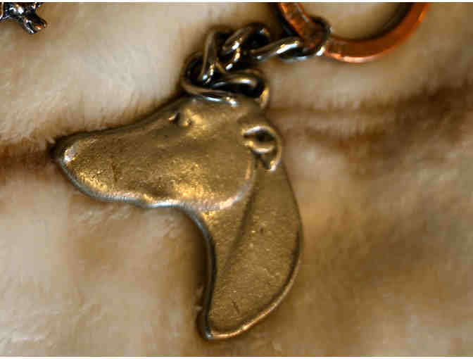 Greyhound Themed Key Chain