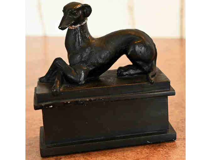 The Keeper of Memories Greyhound Dog Book End/Statue, by MELANNCO