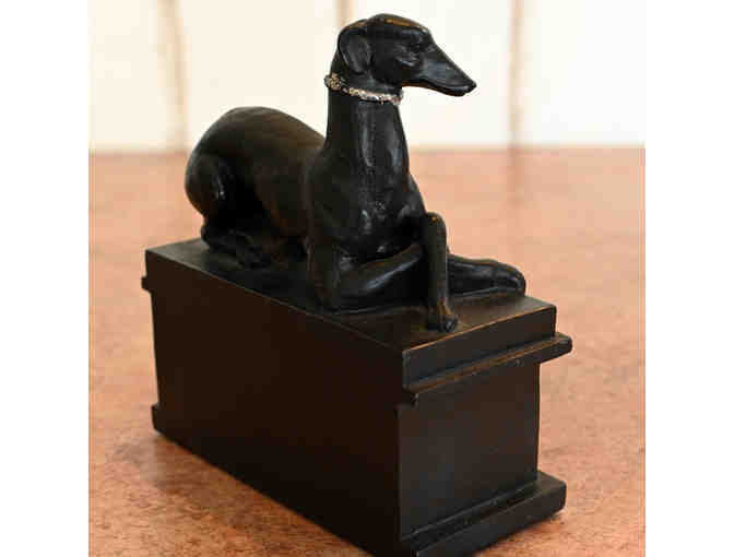 The Keeper of Memories Greyhound Dog Book End/Statue, by MELANNCO