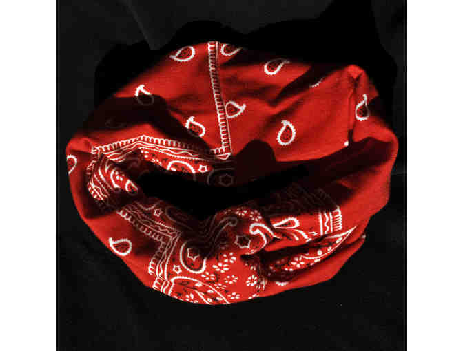 Bandana Headband - Red Stretch - Photo 1