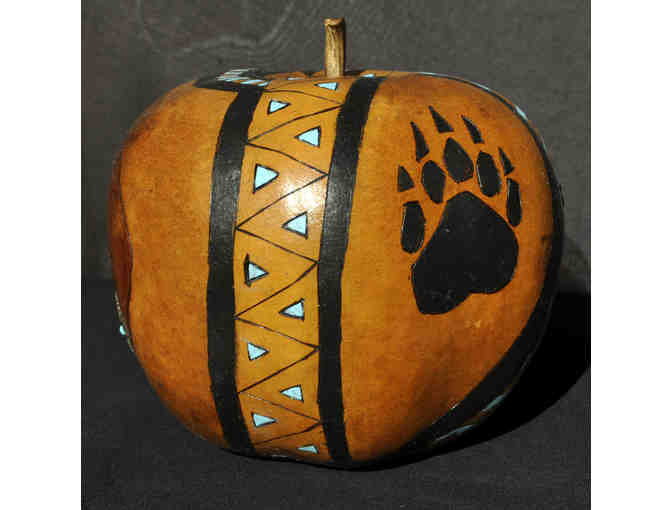 Gourd - Handmade/Painted Pumpkin - Southwestern Design