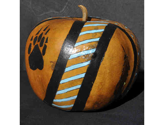 Gourd - Handmade/Painted Pumpkin - Southwestern Design