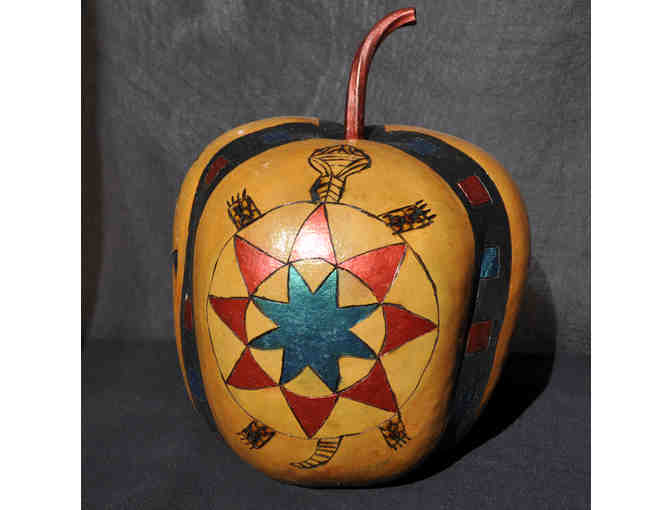 Gourd - Handmade/Painted Squash - Southwestern Design