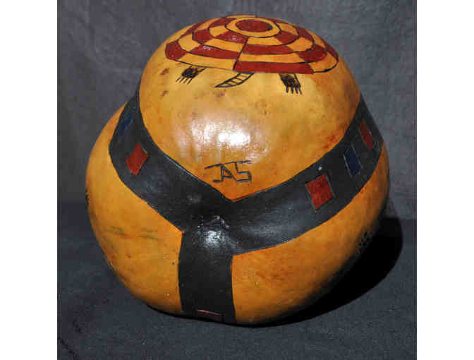Gourd - Handmade/Painted Squash - Southwestern Design