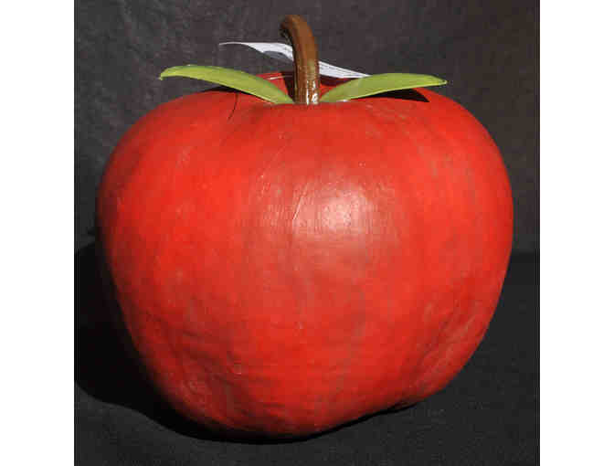 Gourd - Handmade/Painted Apple Design