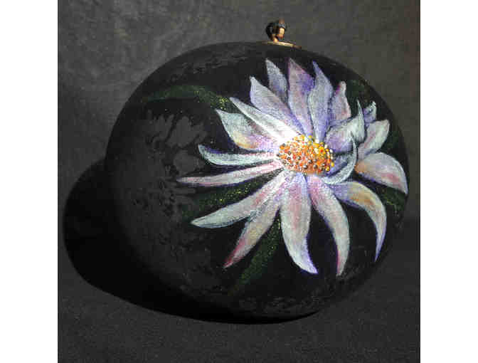 Ornament - Globe Gourd - Handmade/Painted