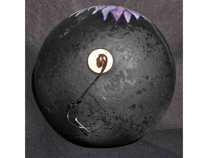 Ornament - Globe Gourd - Handmade/Painted