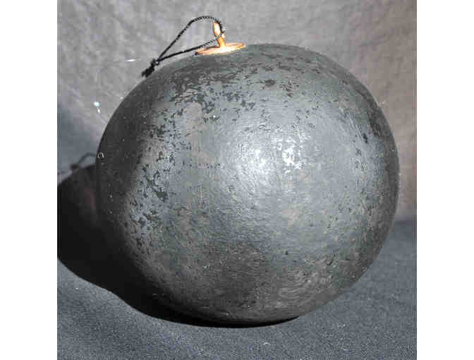 Ornament - Globe Gourd - Handmade/Painted