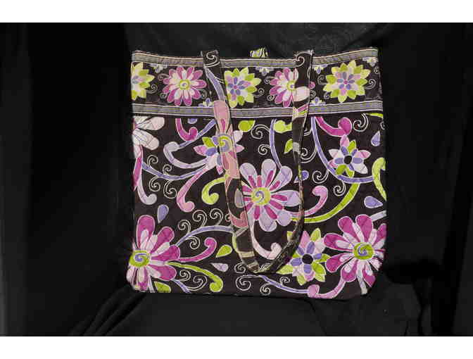 Vera Bradley Purse/Tote - Purple Punch Print