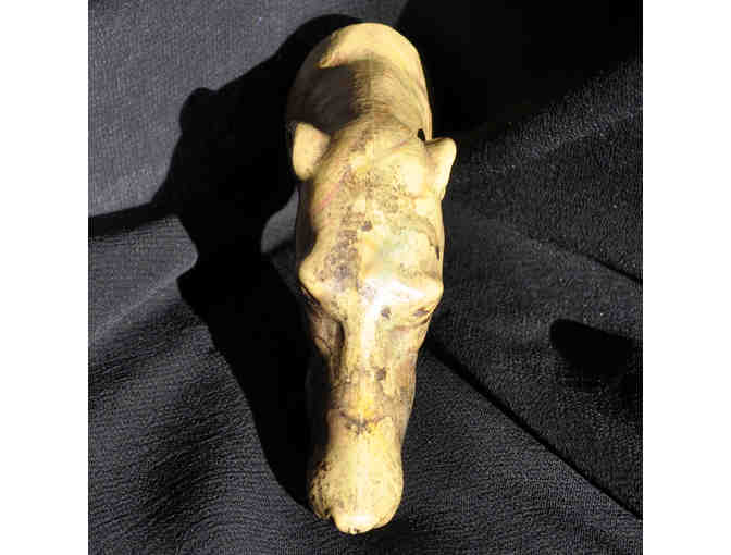 Greyhound/Whippet Head - Finial - Resin with Metal Threaded End for Cane Or Lamp