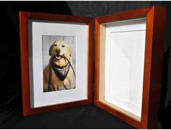 Frame - Wood with White Matte Behind Glass - Opening Bid Reduced!