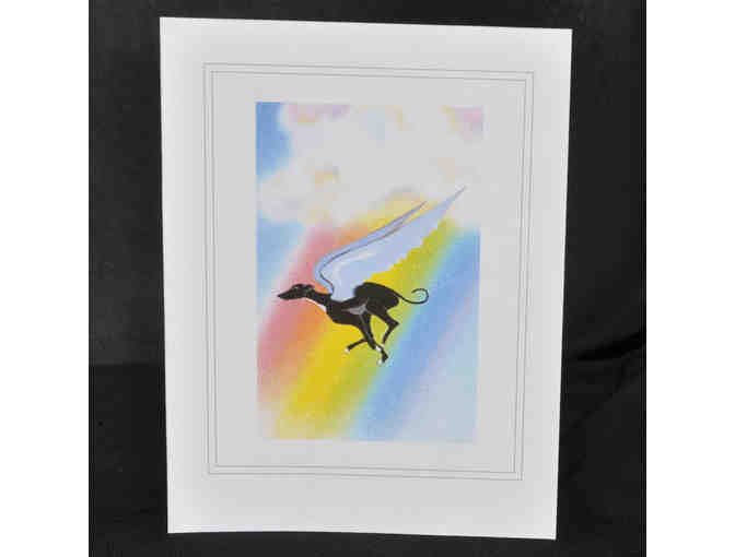 Cards (4) - Greyhound Sympathy Cards - 2 Blank & 2 With Sentiments Inside