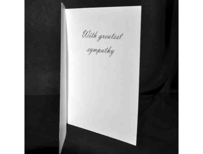 Cards (4) - Greyhound Sympathy Cards - 2 Blank & 2 With Sentiments Inside