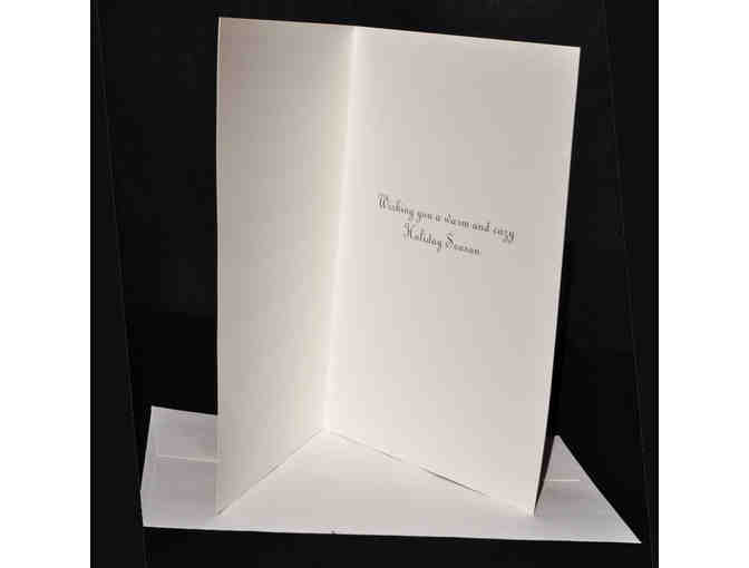 Greyhound Holiday Cards (5) with Envelopes - Anthony Valentino Robinson Artist