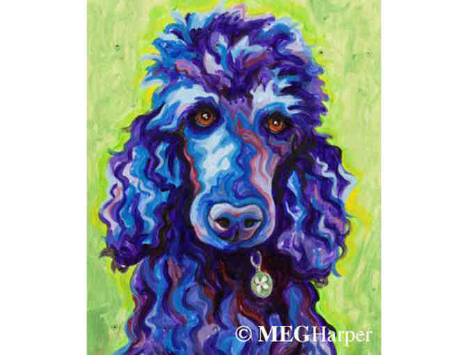 Guiness Pet Poodle Portrait by Meg Harper - Unframed, Signed, & Numbered Print 21/250