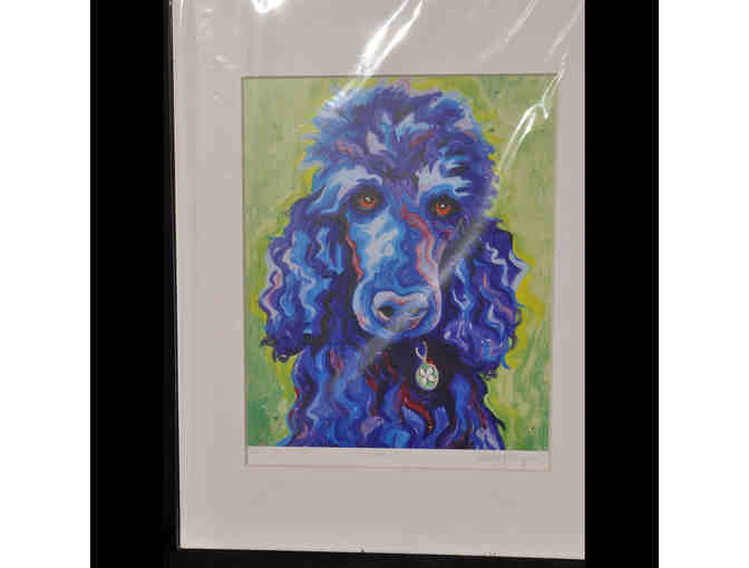 Guiness Pet Poodle Portrait by Meg Harper - Unframed, Signed, & Numbered Print 21/250