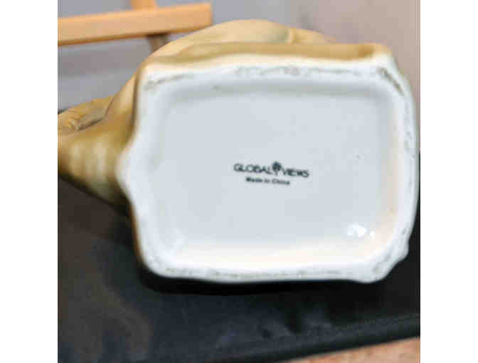 Seated Greyhound/Whippet Absinthe Pitcher - Reproduction Of A French Antique Pitcher