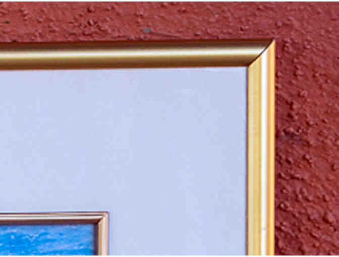 Brighton, Sussex, England Print of Watercolor by S. J. Veateo - Framed