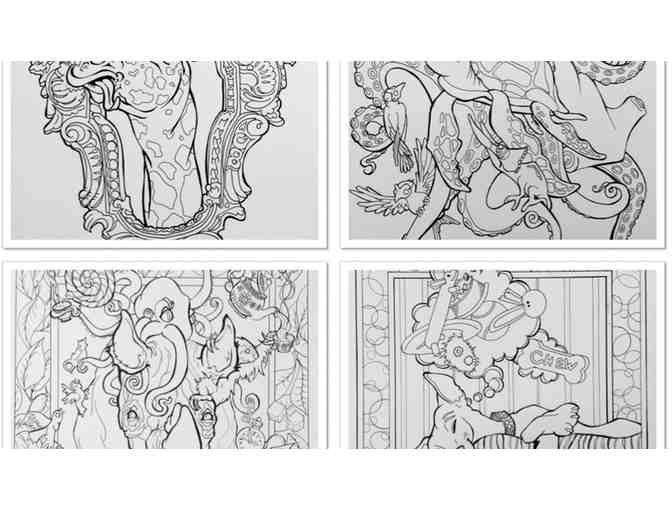 Adult Coloring Book - Whimsical Wonders - Created By Courtney Kelly