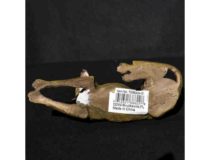 Greyhound/Whippet - Reclining - Cast and Painted Resin Sculpture/Statue - Photo 5