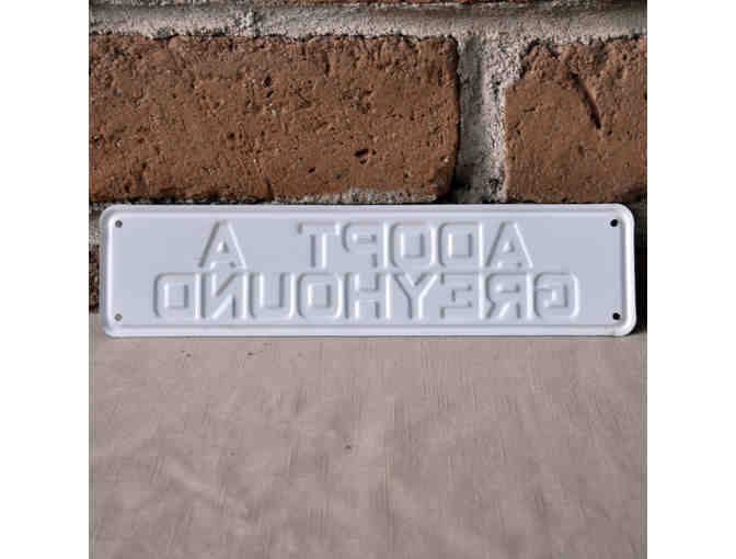 Metal Sign - Adopt A Greyhound