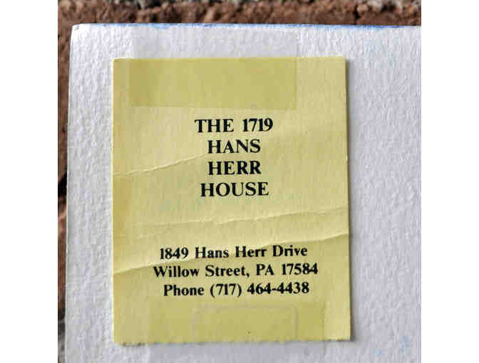 Watercolor - 1719 Hans Herr House - Original by Marlene Koch