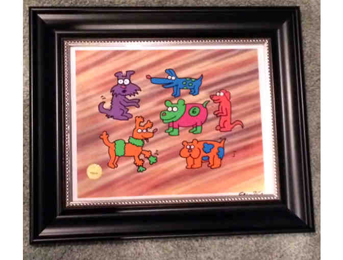 Keith Haring Original Sesame Street Animation Cel