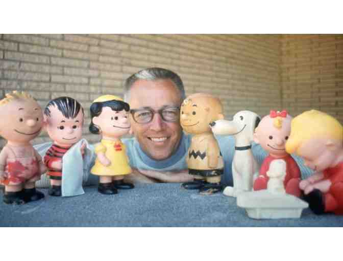 Charles Schulz Peanuts Autographed Display