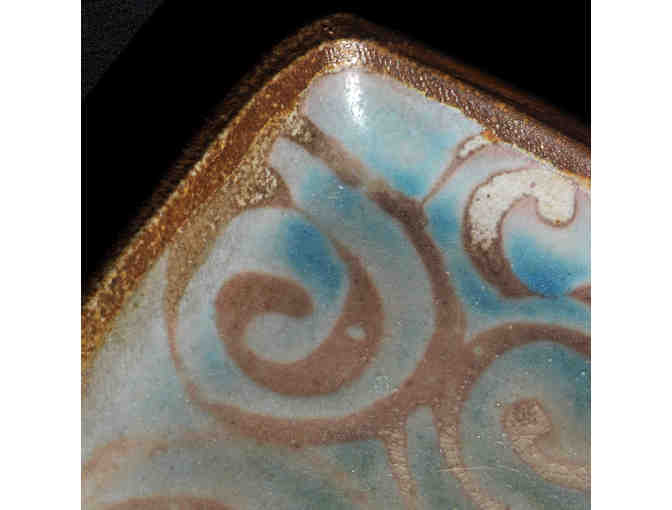 Ceramic Dish - Teal and Brown - Handmade - Photo 4