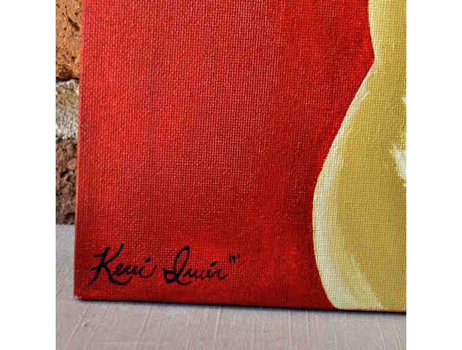 Greyhound Acrylic Painting on Canvas