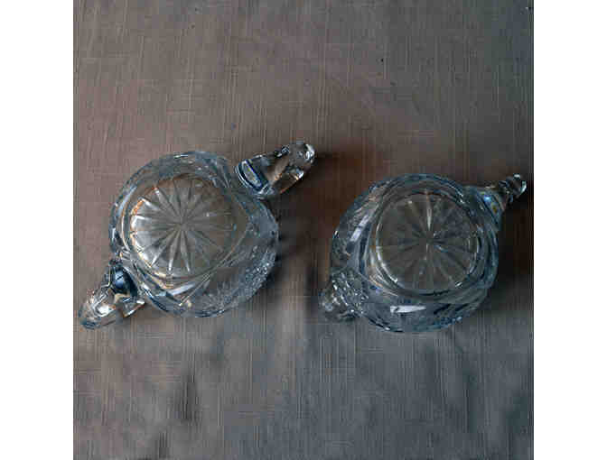 Lead Crystal Cream and Sugar Set