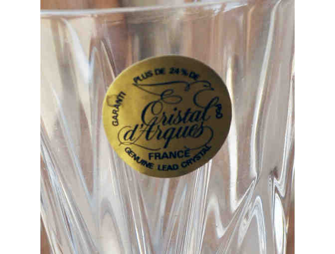 Vintage Vase, Cristal d'Arques, Garanti, 24% Lead Crystal